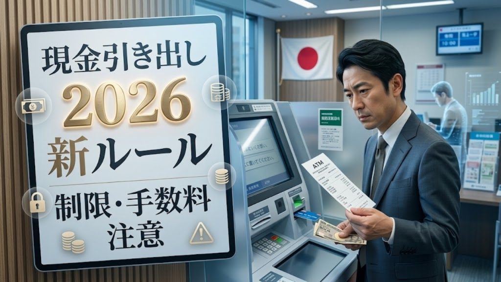 2026年ATM新ルール｜引き出し上限はいくら？手数料改定を徹底解説