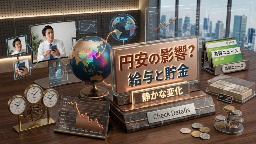 【2026年最新】円安の影響まとめ｜給与・貯金・家計はどう変わる？